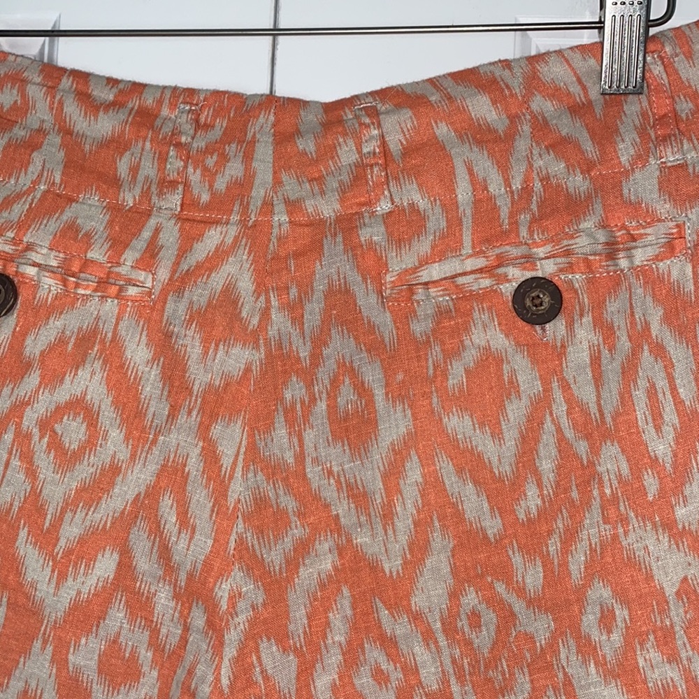 Kenar Fun Geometric Pattern Linen Boho Printed Cu… - image 8